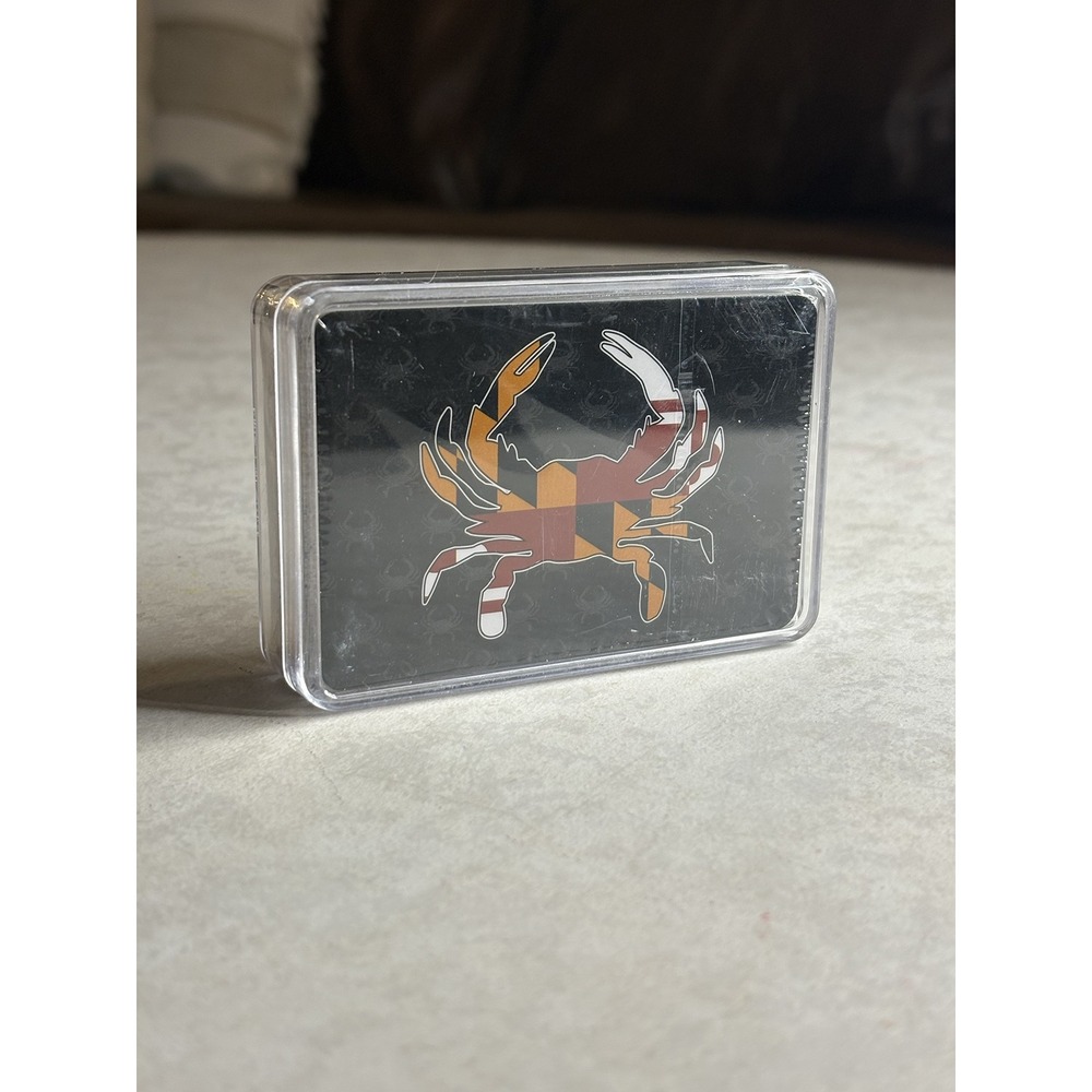 Maryland Blue Crab Playing Cards Deck Maryland State Flag Pattern Sealed Case